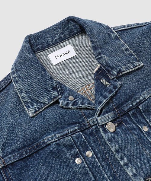 TANAKA（タナカ）の「THE JEAN JACKET（デニムジャケット・レディース・ブルー・XS/XXXS）」の3枚目の写真