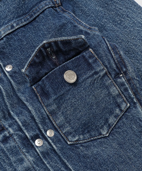 TANAKA（タナカ）の「THE JEAN JACKET（デニムジャケット・レディース・ブルー・XS/XXXS）」の4枚目の写真