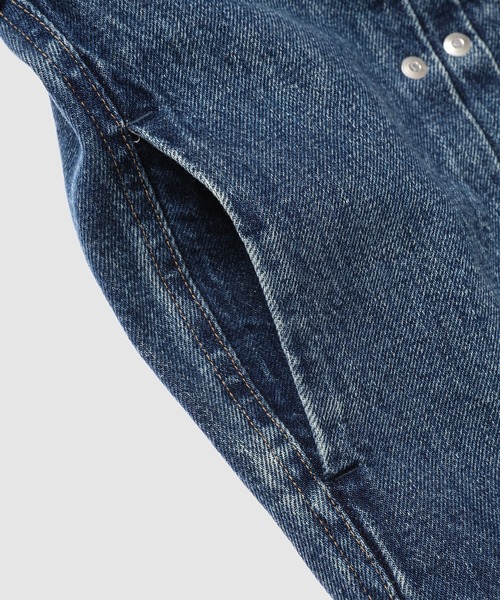 TANAKA（タナカ）の「THE JEAN JACKET（デニムジャケット・レディース・ブルー・XS/XXXS）」の6枚目の写真