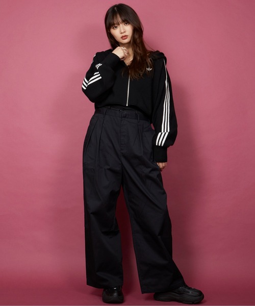 unrelaxing（アンリラクシング）の「ツータックボリュームワイドスラックス（スラックス・メンズ・ネイビー/ブラック・マルチサイズ）」の16枚目の写真