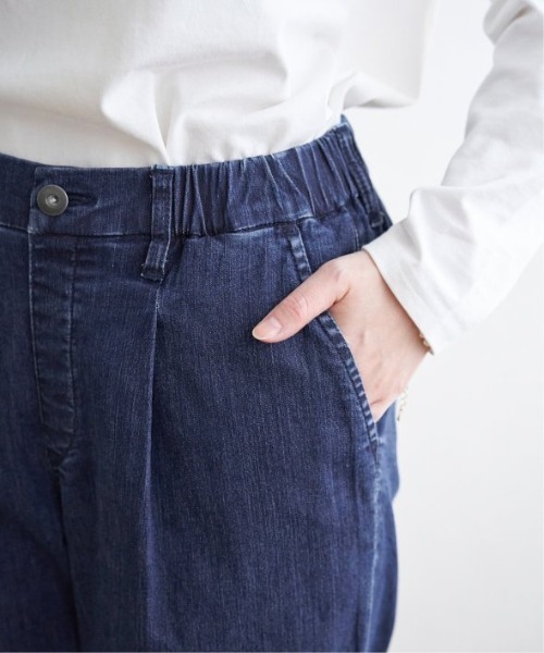 LBC(エルビーシー)の「【美脚効果抜群】さらひやプラスジップレスパンツ(その他パンツ・レディース・ネイビー/ホワイト/ブルー/ブラック/ダークオリーブ・S/M/L)」の22枚目の写真