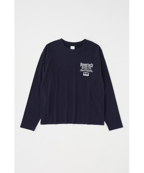 MOUSSY(マウジー)の「COMPANY ロングスリーブTシャツ(Tシャツ/カットソー・レディース・ホワイト/ネイビー/杢グレー・FREE)」の3枚目の写真