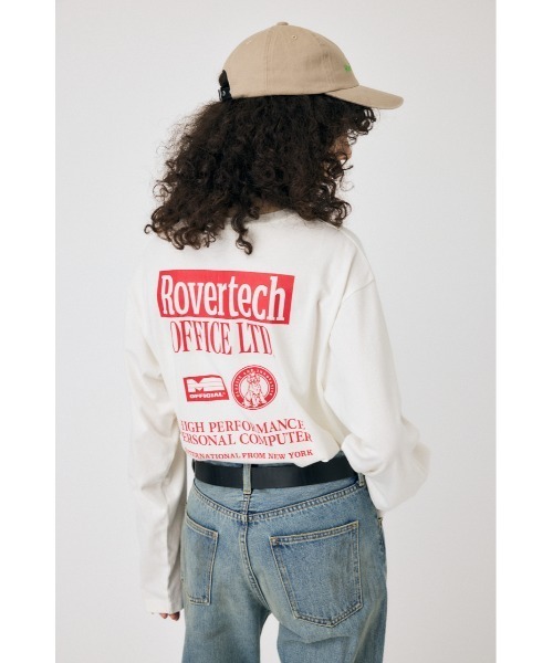 MOUSSY(マウジー)の「COMPANY ロングスリーブTシャツ(Tシャツ/カットソー・レディース・ホワイト/ネイビー/杢グレー・FREE)」の18枚目の写真