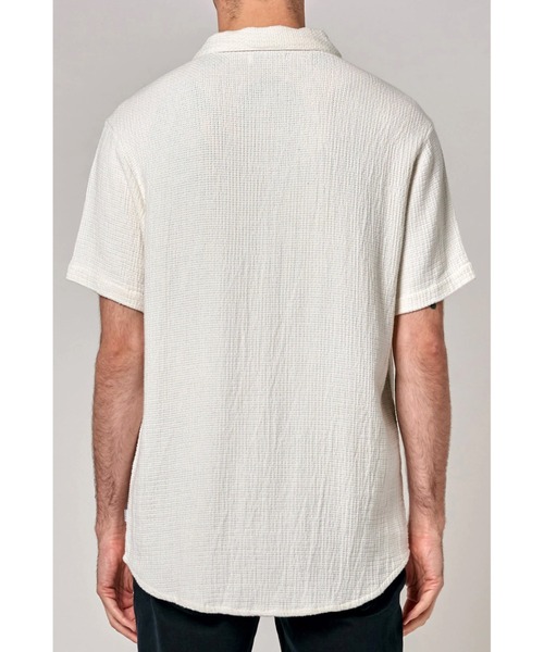 ROLLA'S（ローラス）の「BON WEAVE SHIRT（シャツ/ブラウス・メンズ・ブラック/オフホワイト・L/S/M）」の3枚目の写真