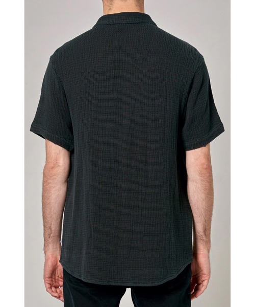 ROLLA'S（ローラス）の「BON WEAVE SHIRT（シャツ/ブラウス・メンズ・ブラック/オフホワイト・L/S/M）」の4枚目の写真
