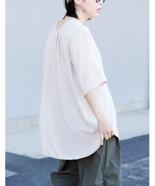 セール】【WEB限定アイテム】ﾊﾞｯｸﾀｯｸﾌﾞﾗｳｽ（シャツ/ブラウス