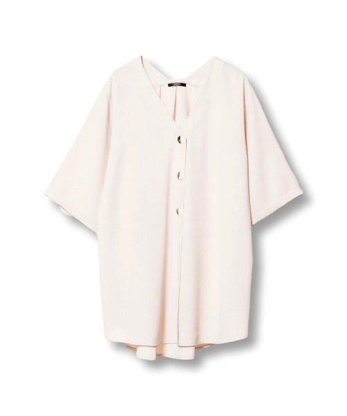 OSMOSIS(オズモーシス)の「【WEB限定アイテム】バックタックブラウス(シャツ/ブラウス・レディース・アイボリー/ブラック・ONE SIZE)」の22枚目の写真