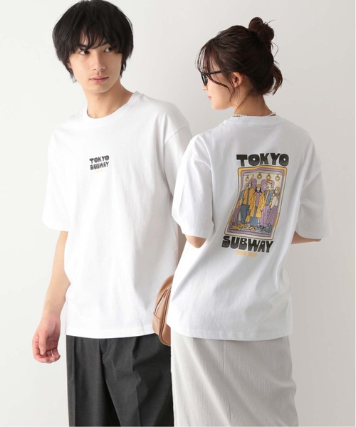 GLOBAL WORK(グローバルワーク)の「スーベニアTシャツ/半袖/一部店舗限定/326733(Tシャツ/カットソー・メンズ・ホワイト系1/ホワイト系2/ホワイト系3/ホワイト系4/ホワイト系5/ホワイト系6/ホワイト系7/ホワイト系8/ブラック/ブラック系その他・SMALL/MEDIUM/LARGE/X-LARGE)」の2枚目の写真