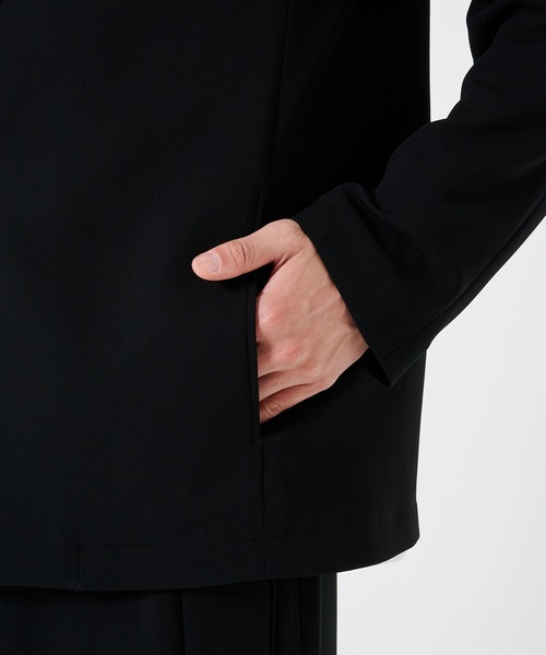 STUDIOUS（ステュディオス）の「(STUDIOUS/ステュディオス)ESSENTIAL RELAX JACKET（テーラードジャケット・メンズ・ブラック/ダークグレー・1/2）」の22枚目の写真