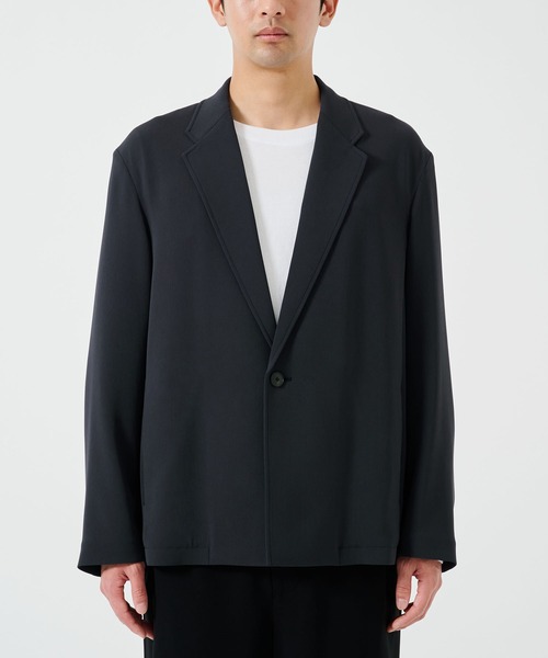 STUDIOUS ブラック テーラードジャケット サイズ1 STUDIOUS/ステュディオス)ESSENTIAL RELAX JACKET（テーラード