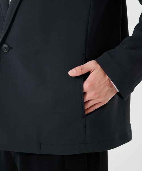 STUDIOUS（ステュディオス）の「(STUDIOUS/ステュディオス)ESSENTIAL RELAX JACKET（テーラードジャケット・メンズ・ブラック/ダークグレー・1/2）」の10枚目の写真