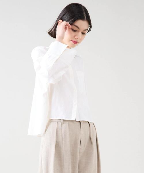Tiara（ティアラ）の「ショートシャツ（シャツ/ブラウス・レディース・ホワイト/ピンク・FREE）」の19枚目の写真