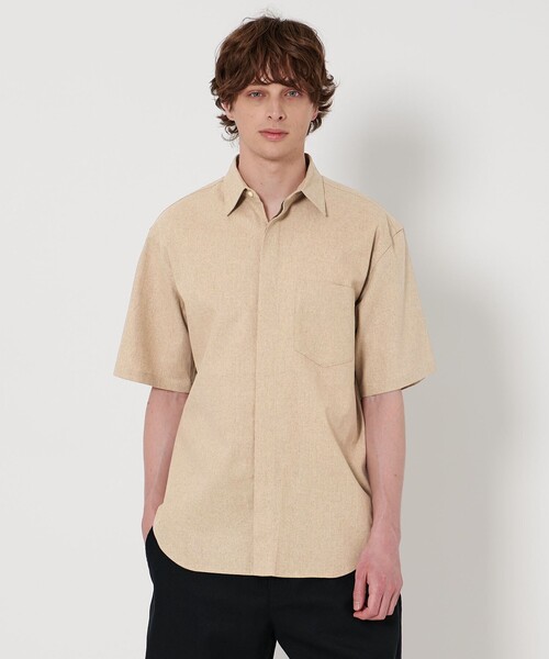 ZOZO限定】メンアサ フライフロント ショートスリーブシャツ（シャツ