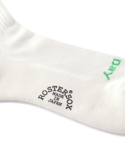 ROSTER SOX（ロスターソックス）の「ROSTER SOX/ロスターソックス  CAT SOCKS メンズ レディース（ソックス/靴下・メンズ・オレンジ/モスグリーン・1/2）」の5枚目の写真