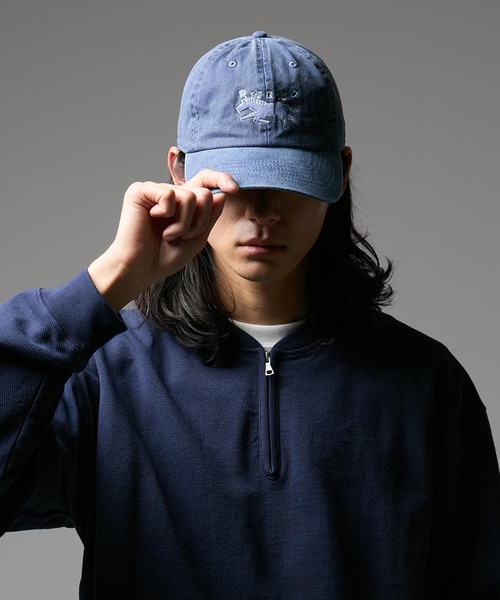 B.C STOCK（ベーセーストック）の「【モデルEIJI】別注 ホース エンブロイダリーキャップ（キャップ・メンズ・ブルー系その他/レッド/ブラック・FREE）」の20枚目の写真