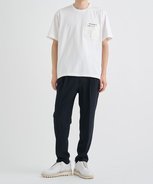 WHITE MOUNTAINEERING(ホワイトマウンテニアリング)の「【White Mountaineering / ホワイトマウンテニアリング】ZIP POCKET T-SHIRT(Tシャツ/カットソー・メンズ・ホワイト/ブラック・1/2/3)」の21枚目の写真