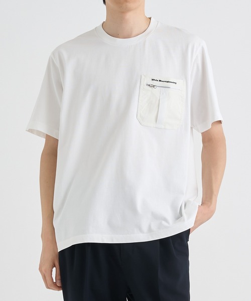 WHITE MOUNTAINEERING(ホワイトマウンテニアリング)の「【White Mountaineering / ホワイトマウンテニアリング】ZIP POCKET T-SHIRT(Tシャツ/カットソー・メンズ・ホワイト/ブラック・1/2/3)」の22枚目の写真