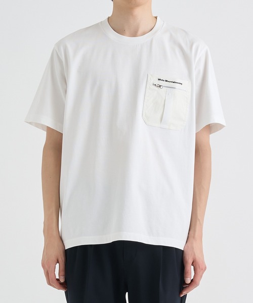 WHITE MOUNTAINEERING(ホワイトマウンテニアリング)の「【White Mountaineering / ホワイトマウンテニアリング】ZIP POCKET T-SHIRT(Tシャツ/カットソー・メンズ・ホワイト/ブラック・1/2/3)」の20枚目の写真