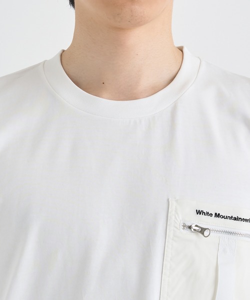 WHITE MOUNTAINEERING(ホワイトマウンテニアリング)の「【White Mountaineering / ホワイトマウンテニアリング】ZIP POCKET T-SHIRT(Tシャツ/カットソー・メンズ・ホワイト/ブラック・1/2/3)」の17枚目の写真