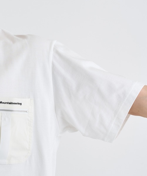 WHITE MOUNTAINEERING(ホワイトマウンテニアリング)の「【White Mountaineering / ホワイトマウンテニアリング】ZIP POCKET T-SHIRT(Tシャツ/カットソー・メンズ・ホワイト/ブラック・1/2/3)」の15枚目の写真
