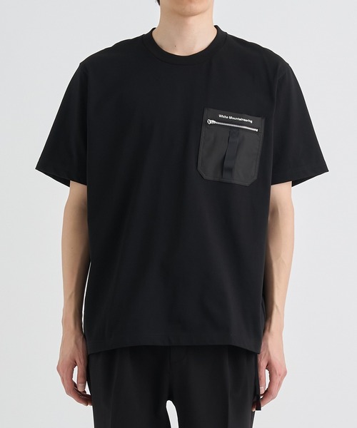WHITE MOUNTAINEERING(ホワイトマウンテニアリング)の「【White Mountaineering / ホワイトマウンテニアリング】ZIP POCKET T-SHIRT(Tシャツ/カットソー・メンズ・ホワイト/ブラック・1/2/3)」の9枚目の写真