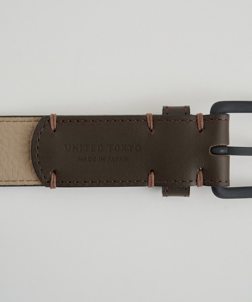 UNITED TOKYO(ユナイテッドトウキョウ)の「COW LEATHER COMFORT BELT(ベルト・メンズ・ブラック/ブラウン・FREE)」の13枚目の写真