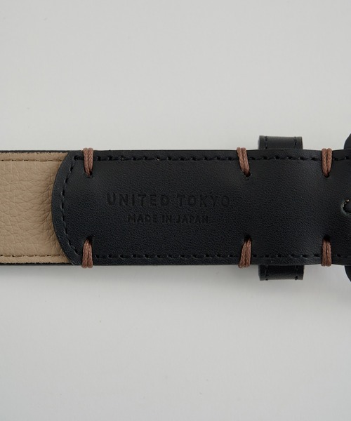 UNITED TOKYO(ユナイテッドトウキョウ)の「COW LEATHER COMFORT BELT(ベルト・メンズ・ブラック/ブラウン・FREE)」の7枚目の写真