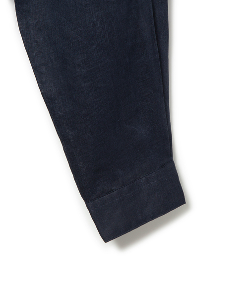 LE CERCLE par rope'（ルセルクルパーロペ）の「【mens】トロピカル麻バンドカラーシャツ（シャツ/ブラウス・メンズ・グリーン系その他2/グリーン/ネイビー/レッド系その他4・M/L）」の8枚目の写真