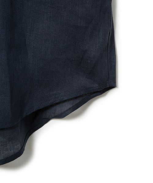 LE CERCLE par rope'（ルセルクルパーロペ）の「【mens】トロピカル麻バンドカラーシャツ（シャツ/ブラウス・メンズ・グリーン系その他2/グリーン/ネイビー/レッド系その他4・M/L）」の9枚目の写真