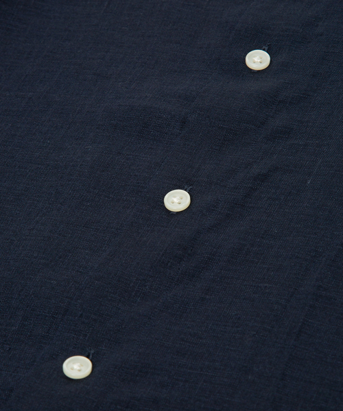 LE CERCLE par rope'（ルセルクルパーロペ）の「【mens】トロピカル麻バンドカラーシャツ（シャツ/ブラウス・メンズ・グリーン系その他2/グリーン/ネイビー/レッド系その他4・M/L）」の11枚目の写真
