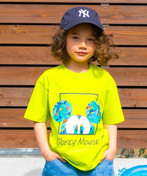 綿100％】 親子お揃い ディズニー リゾート柄Tシャツ 0546K（T