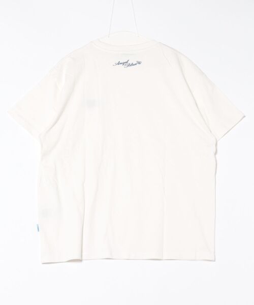 Honeys(ハニーズ)の「エンジェルブルー/ゆるT(Tシャツ/カットソー・レディース・ネイビー/ピンク/ホワイト/ブルー・L/LL/M/S)」の11枚目の写真
