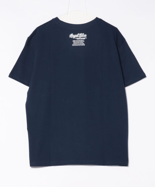 Honeys(ハニーズ)の「エンジェルブルー/ゆるT(Tシャツ/カットソー・レディース・ネイビー/ピンク/ホワイト/ブルー・L/LL/M/S)」の13枚目の写真