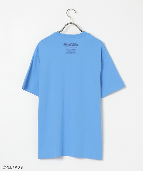 Honeys(ハニーズ)の「エンジェルブルー/ゆるT(Tシャツ/カットソー・レディース・ネイビー/ピンク/ホワイト/ブルー・L/LL/M/S)」の20枚目の写真