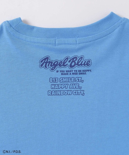 Honeys(ハニーズ)の「エンジェルブルー/ゆるT(Tシャツ/カットソー・レディース・ネイビー/ピンク/ホワイト/ブルー・L/LL/M/S)」の22枚目の写真