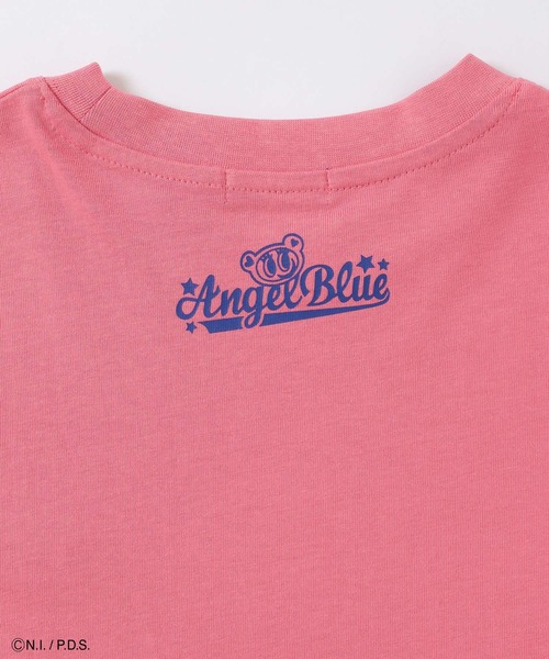 Honeys(ハニーズ)の「エンジェルブルー/ゆるT(Tシャツ/カットソー・レディース・ネイビー/ピンク/ホワイト/ブルー・L/LL/M/S)」の10枚目の写真