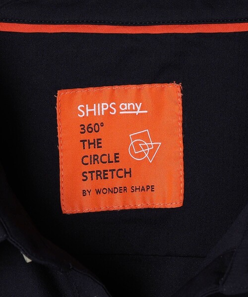 SHIPS any（シップス エニィ）の「SHIPS any: 360° THE CIRCLE STRETCH ポロシャツ(セットアップ対応)◇（ポロシャツ・メンズ・チャコールグレー/ネイビー/ベージュ・SMALL/MEDIUM/LARGE/X-LARGE）」の14枚目の写真
