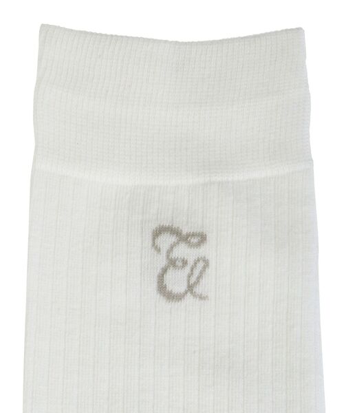 EVRIS(エヴリス)の「オリジナルEロゴハイソックス(ソックス/靴下・レディース・グレー/ホワイト・FREE)」の17枚目の写真