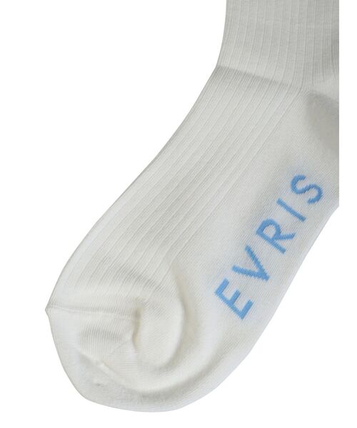 EVRIS(エヴリス)の「オリジナルEロゴハイソックス(ソックス/靴下・レディース・グレー/ホワイト・FREE)」の19枚目の写真