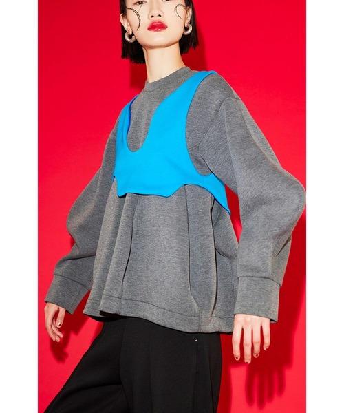 トップス OMMO FLASK PATTERN TOP VEST SET Ommo Flask Pattern Top Vest Set Gray – OKURA