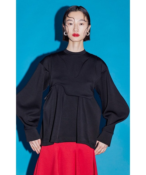 トップス OMMO FLASK PATTERN TOP VEST SET FLASK PATTERN TOP VEST SET（スウェット）｜OMMO（オーエム