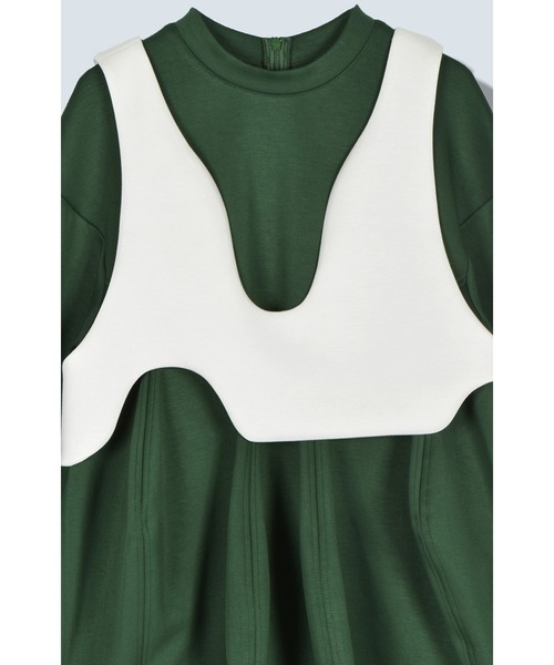 トップス OMMO FLASK PATTERN TOP VEST SET FLASK PATTERN TOP VEST SET（スウェット）｜OMMO（オーエム