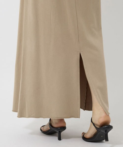 BARNYARDSTORM（バンヤードストーム）の「BARNYARDSTORM / 裏毛カットロングスカート＜セットアップ対応＞（スカート・レディース・チャコールグレー/ベージュ・S/M）」の20枚目の写真