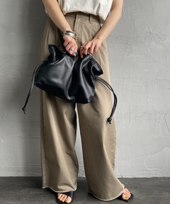 セール】Leather Pochette（ショルダーバッグ）｜anuke
