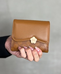 財布（ブラウン/茶色系・花柄・ボタニカル柄）ファッション通販