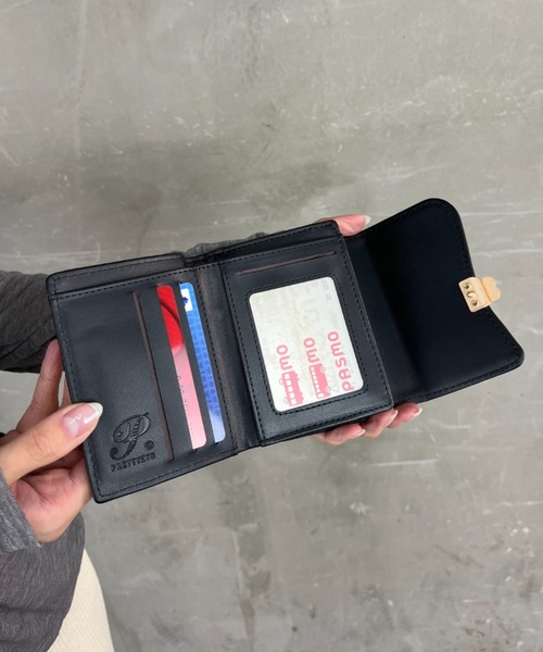 コンパクトウォレット フラワー&リーフ 楽天市場】ミニ財布 小さい財布 ミニウォレット 三つ折り