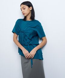 LANVIN en Bleu | アシンメノットTシャツ(Tシャツ/カットソー)