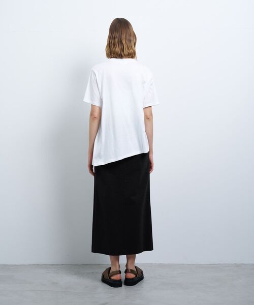 LANVIN en Bleu（ランバンオンブルー）の「アシンメノットTシャツ（Tシャツ/カットソー・レディース・ブラウン/オフホワイト/ブルー・38）」の11枚目の写真