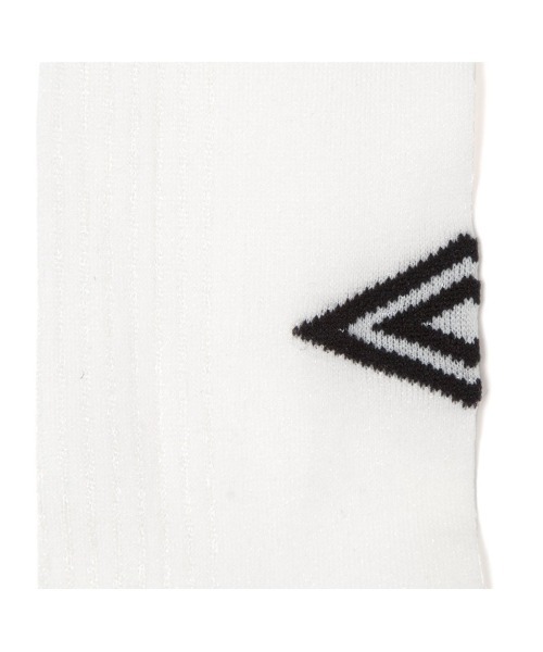UMBRO（アンブロ）の「UMBRO HOUSE Sheer soccer socks（アンブロハウス シアーサッカーソックス）（ソックス/靴下・メンズ・ホワイト/ブラック・FREE）」の3枚目の写真