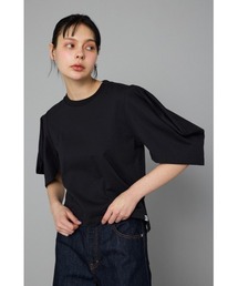 Tuck sleeve cut tops タックスリーブカットトップス